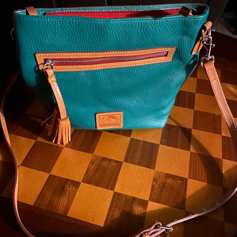 Dooney pebble leather crossbody